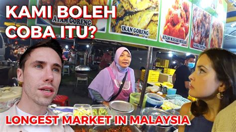 Our Craziest Night Market Experience   Longest Market in Malaysia Kuala Lumpur Vlog 2022